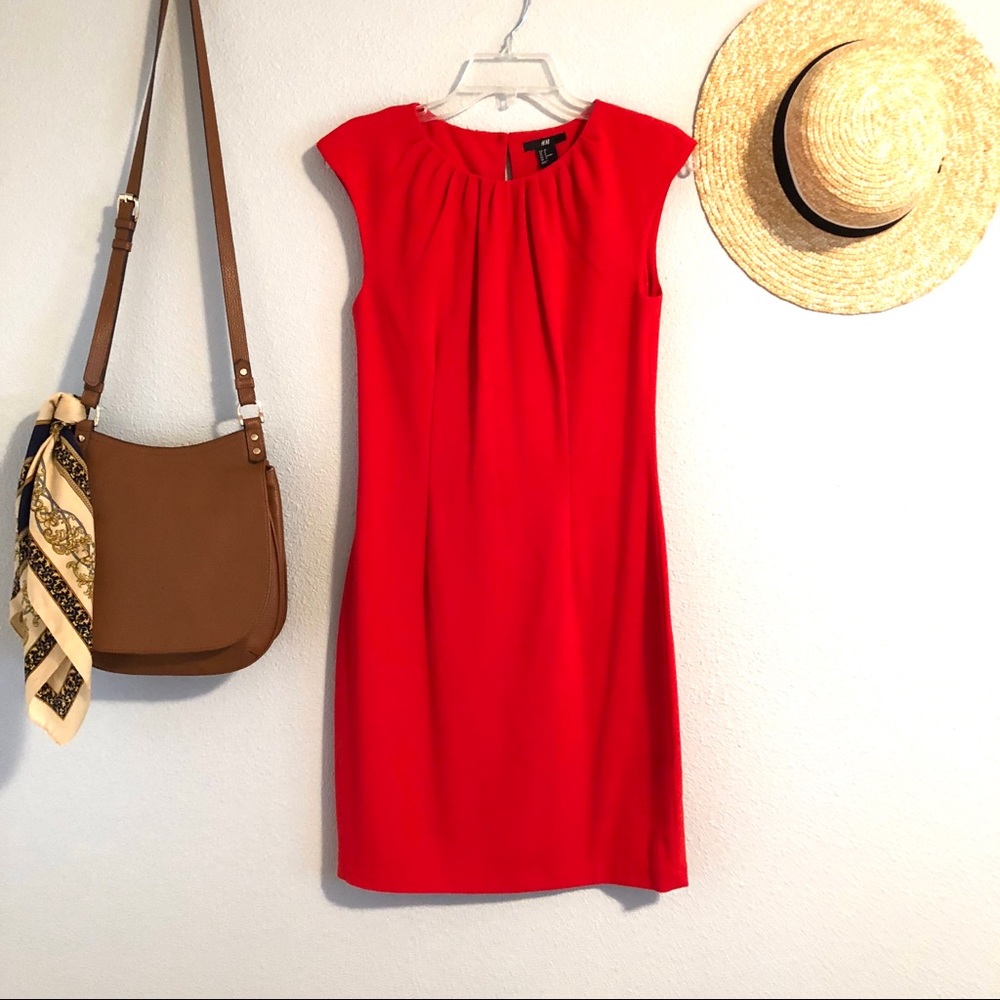 Red H&M dress